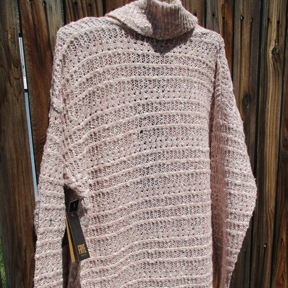 NEW Frye Women's Open Front Cardigan Pastel Mauve Size L NWT - Picture 7 of 9